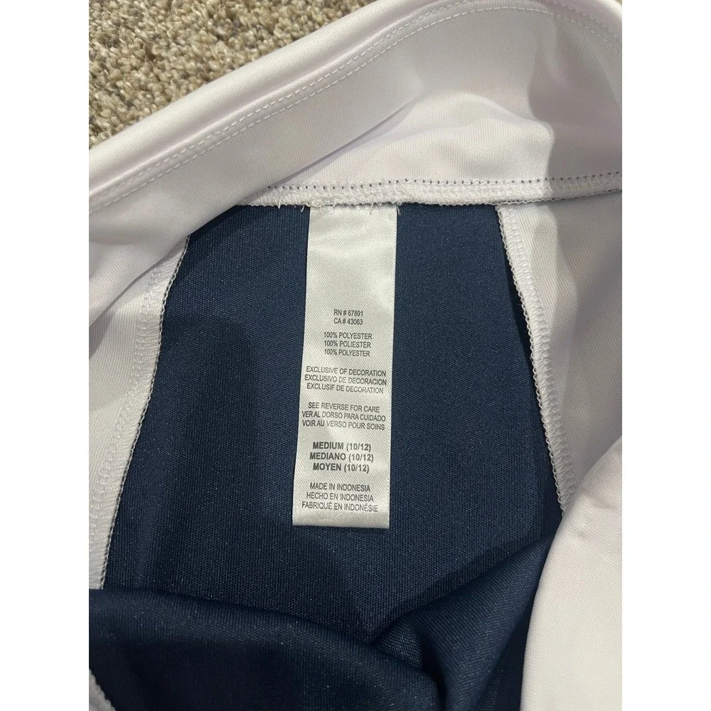 NFL Dallas Cowboys Girls Cheerleader Outfit 2pc Set Navy White Star Medium 10/12